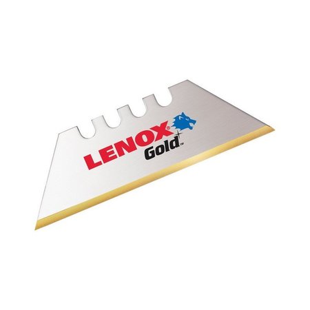 IRWIN Lenox Gold High Speed Steel 4 Notch Utility Blade 2.5 in. L 50 pk 20351GOLD50D